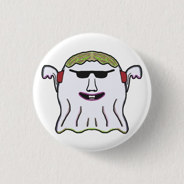 Cooles Ghost Button (Vorderseite)