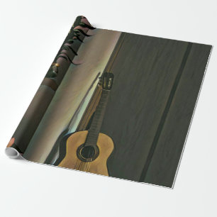 Cooles Gitarrengeschenk Geschenkpapier