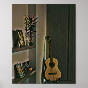 Cooles Gitarrengeschenk Poster
