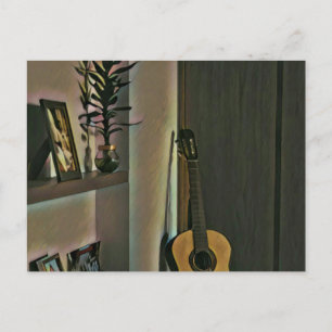 Cooles Gitarrengeschenk Postkarte