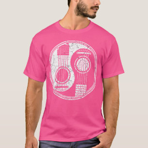 Cooles Gitarrenoutfit mit Yin Yang Image für eine  T-Shirt