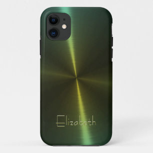 Cooles glänzendes Radialstahlmetall 29 Case-Mate iPhone Hülle