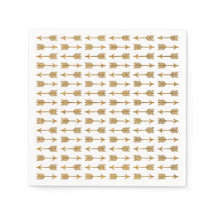 Cooles Gold Brown Arrows Glitzer Foto Print