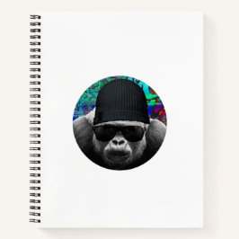 Cooles Gorilla Spiral Notebook Notizbuch