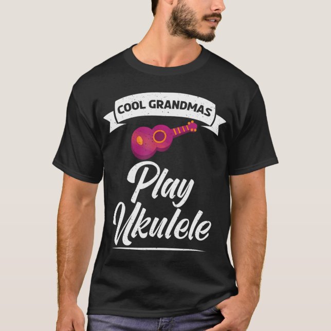 Cooles Grandmas-Spiel Ukulele Uke Music Ukulele T-Shirt (Vorderseite)