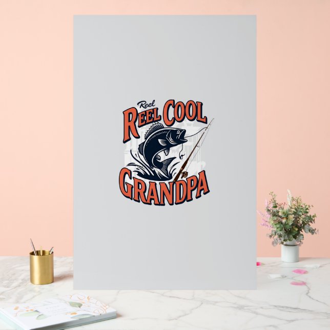Cooles Grandpa Akryllisches Zeichen - Vatertagsges Acrylschild (Hochzeit)
