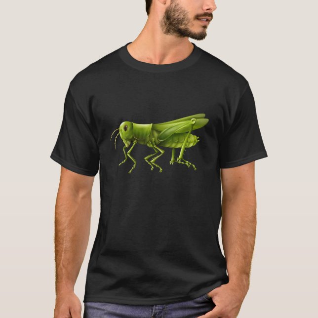 Cooles Grasshopper Nature Entomology Insekt T-Shirt (Vorderseite)