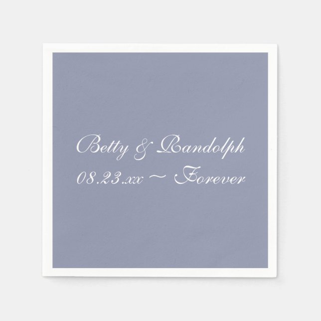 Cooles graues Single Farbpapier Napkins Serviette (Vorderseite)