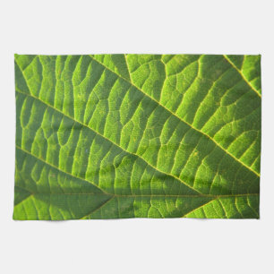 Cooles Green Leaf Muster Geschirrtuch