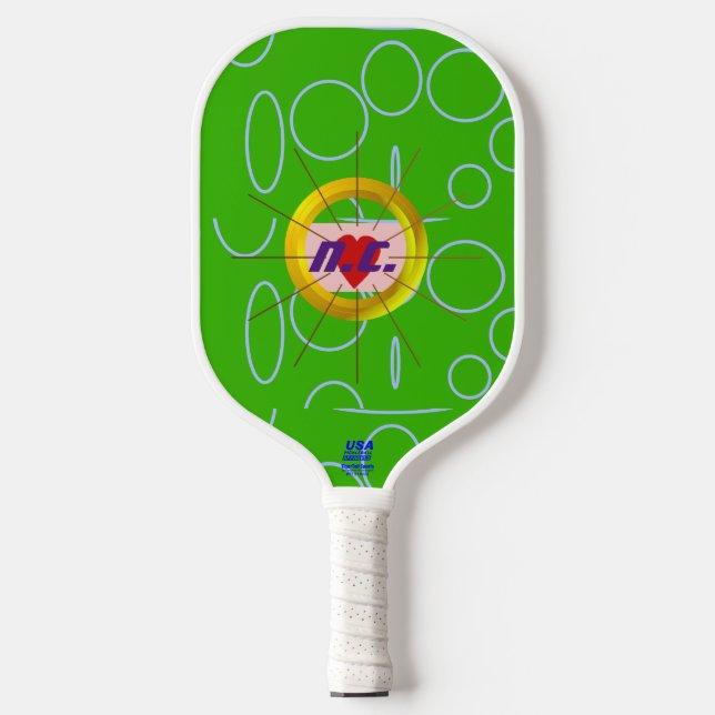 Cooles Green Pickleball Paddel Schläger (Vorderseite)