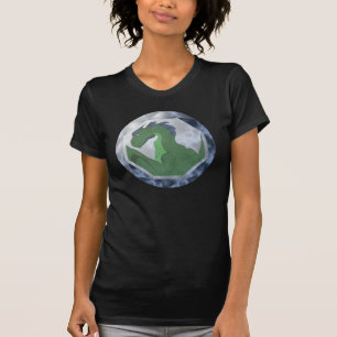 Cooles Green und Blue Dragon Gem T-Shirt