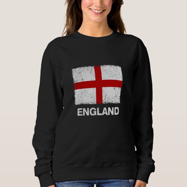 Cooles Großbritannien - Flaggenangabe Grap Sweatshirt (Vorderseite)