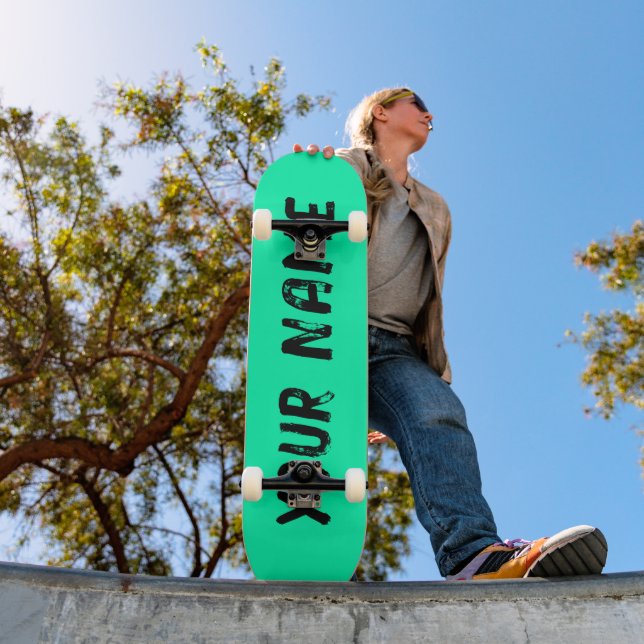 Cooles Grün Skateboard (Außenbereich 1)