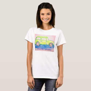 Cooles Grünes Auto T-Shirt