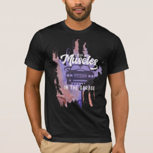 Cooles Grunge Muscle Shirt Car Graphic Design