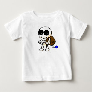Cooles Halloween-Skelett-Baby Baby T-shirt
