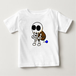 Cooles Halloween-Skelett-Baby Baby T-shirt