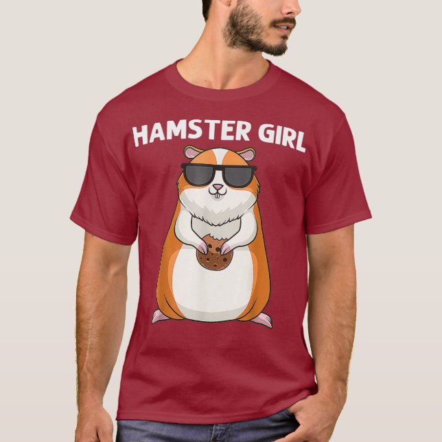 Cooles Hamstergeschenk für Mädchen Kinder Zwerg au T-Shirt (Vorderseite)