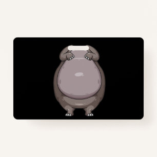 Cooles Headless Hippo Halloween Kostüm Funny Lazy Ausweis