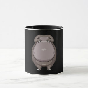 Cooles Headless Hippo Halloween Kostüm Funny Lazy Tasse