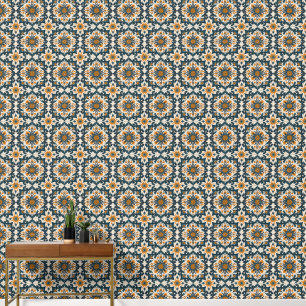 Cooles Heritage-Muster gekachelt Tapete