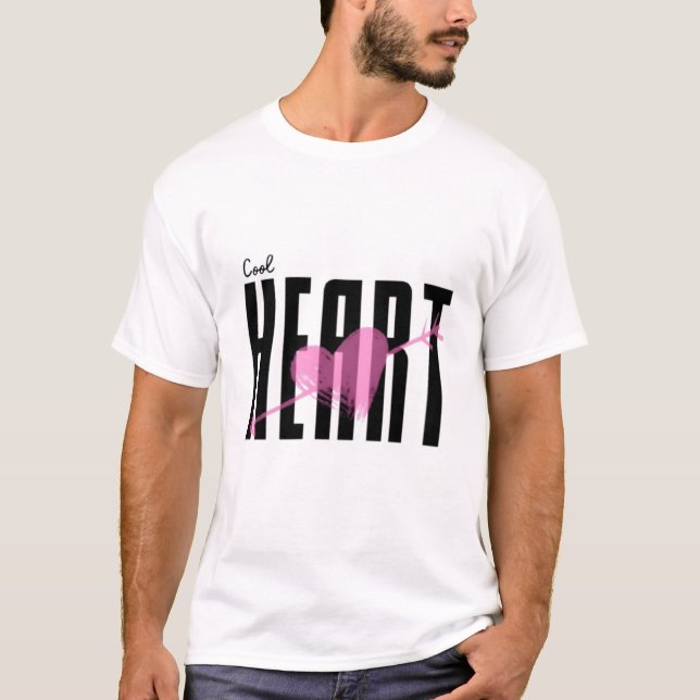 "Cooles Herz" T-Shirt (Vorderseite)
