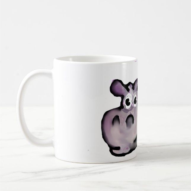 Cooles Hippo-Leben Kaffeetasse (Links)