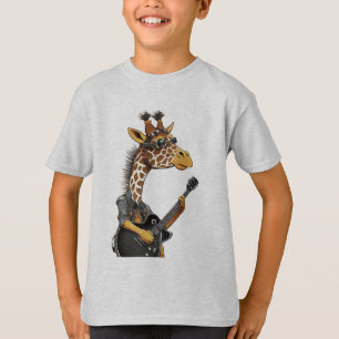 Cooles Hipster-Kinder-Giraffen-T-Shirt - Wild Life T-Shirt