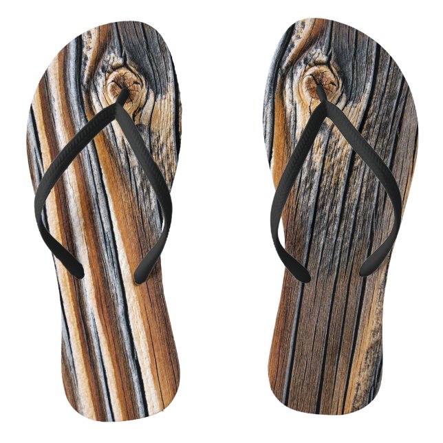 COOLES Holzkörnmuster Flip Flops (Fußbett)