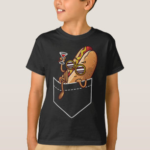 Cooles Hot Dog Design für Männer Frauen Kinder T-Shirt