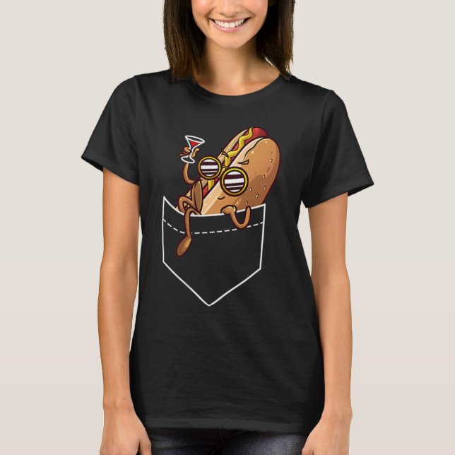 Cooles Hot Dog Design für Männer Frauen Kinder T-Shirt (Vorderseite)