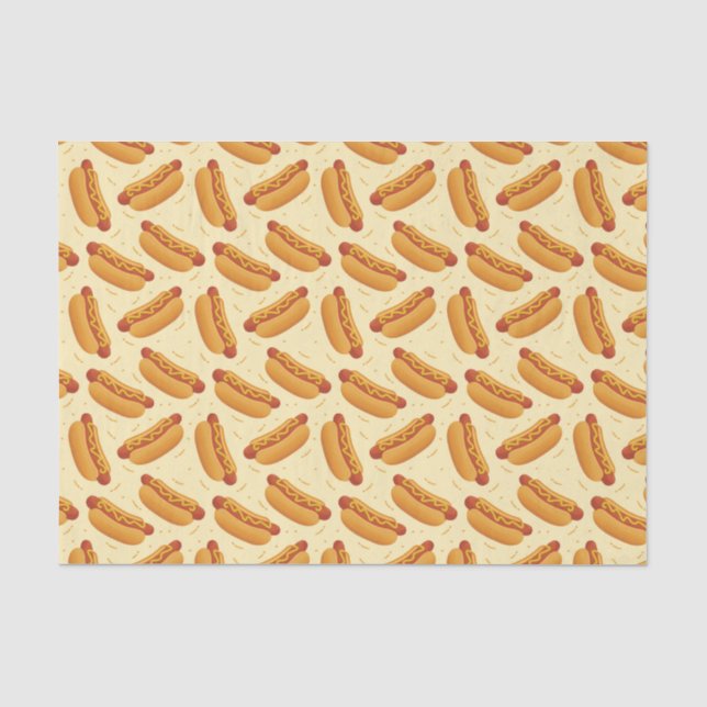 cooles Hotdog-Party Seidenpapier (Vorderseite)