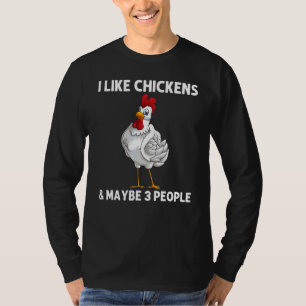 Cooles Huhn Für Männer Frauen Farm Huhn Landwirt T-Shirt
