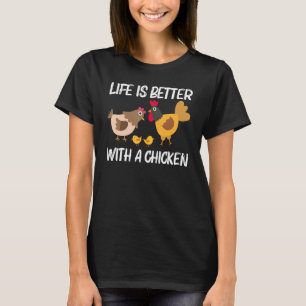 Cooles Huhn Für Männer Frauen Hahn Henne Küken Gef T-Shirt