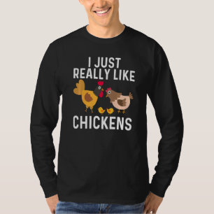 Cooles Huhn Für Männer Frauen Hahn Henne Küken Gef T-Shirt