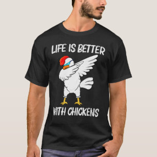 Cooles Huhn für Männer Roster-Vogel T-Shirt