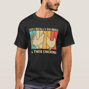 Cooles Hühnchen Frauen Rooster Hüber Kiche T-Shirt
