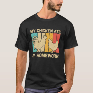 Cooles Hühnchen für Kinder Jungen Rooster Hen Love T-Shirt