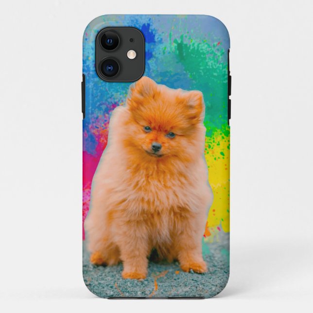 Cooles Hundedesign Case-Mate iPhone Hülle (Rückseite)