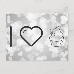 Cooles Icing von Cupcakes Postkarte