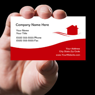 Cooles Immobilien-Theme Visitenkarte