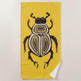 Cooles Insekt Entomologie Strandtuch