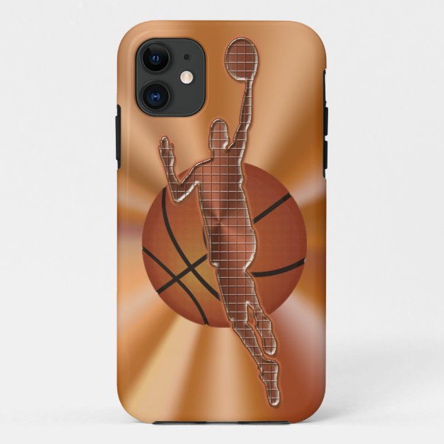 Cooles iPhone 5/5S Basketball Hüllen Retro & Techn (Rückseite)