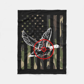 Cooles Jagddesign für Männer Frauen im Wildtierber Fleecedecke