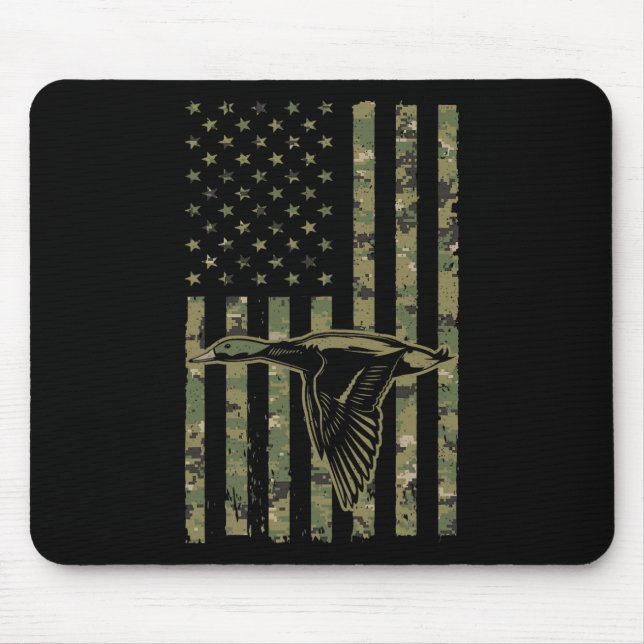 Cooles Jagddesign für Männer Frauen im Wildtierber Mousepad (Vorne)