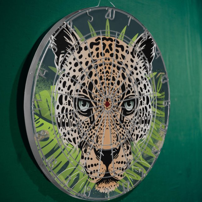 Cooles Jaguar Amazon-Wildtier Dartscheibe (jaguar dart board)