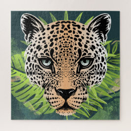 Cooles Jaguar Amazon-Wildtier Puzzle