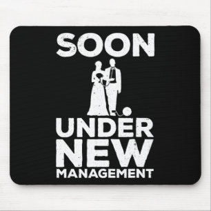 Cooles Junggesellenabschied-Design für Männer Jung Mousepad