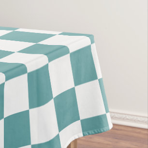 Cooles Kadett Blaues Retro-Chic Prüfmuster Tischdecke
