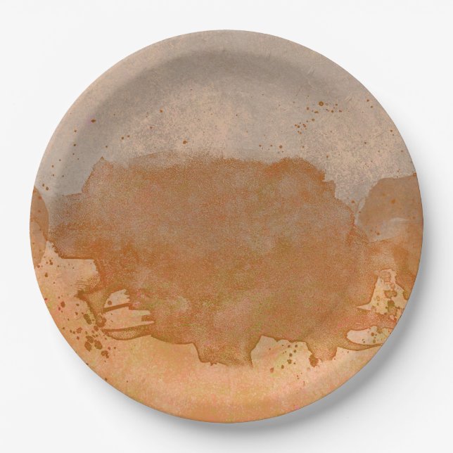 cooles Kaffeeflecken Party Pappteller (Vorderseite)